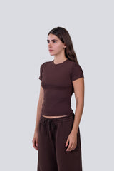 Every Day Top (Double Layered) in Brown