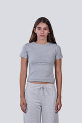 Every Day Top (Double Layered) — Light Grey