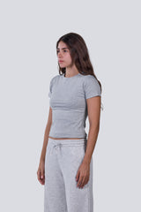 Every Day Top (Double Layered) — Light Grey