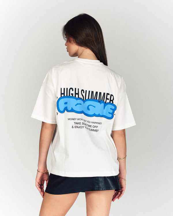 High Summer Fragile White T-Shirt