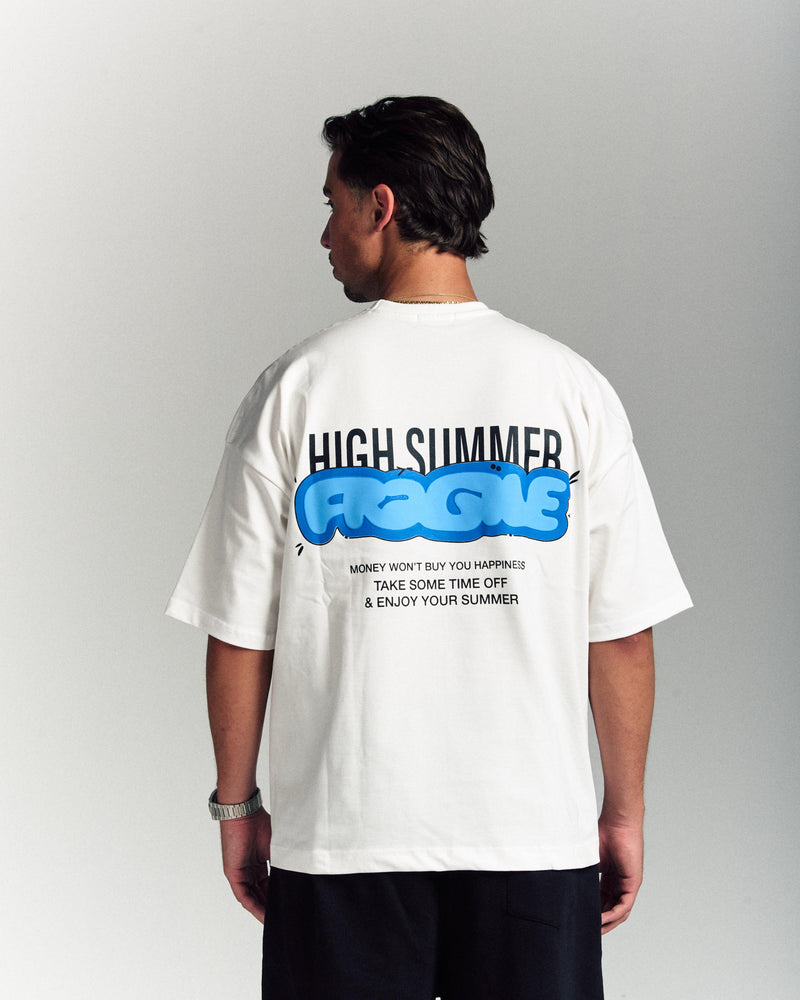 High Summer Fragile White T-Shirt
