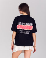High Summer Fragile Black T-Shirt