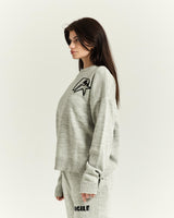 Grey Logo Knitted Sweater