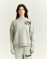 Grey Logo Knitted Sweater