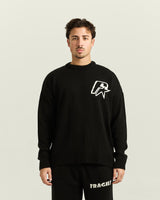 Black Logo Knitted Sweater