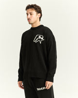 Black Logo Knitted Sweater