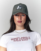 Fragile Male Ego White Baby Tee