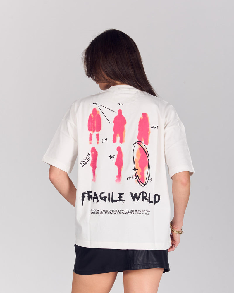 Fragile Wrld White T-Shirt