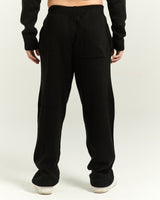 Black Knitted Sweatpants