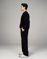 The Heavy Weight Crewneck Origin Set in Black
