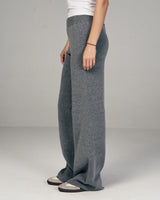 Femme Dual Knit Pants in Gray