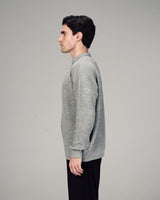 The Perfect Knit Crew in Gray