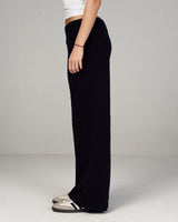 Femme Dual Knit Pants in Black
