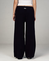 Femme Dual Knit Pants in Black