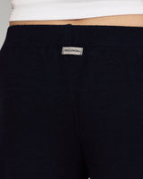 Femme Dual Knitted Cardigan Set in Black