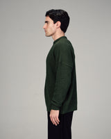 The Perfect Knit Crew in Olive
