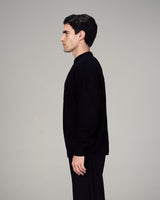 The Perfect Knit Crew in Black
