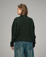 The Perfect Knit Crew in Olive