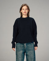 The Perfect Knit Crew in Black