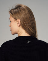 The Perfect Knit Crew in Black