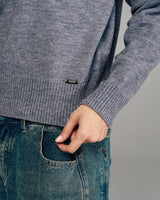 Femme Polo Long Sleeve in Gray