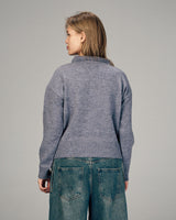 Femme Polo Long Sleeve in Gray